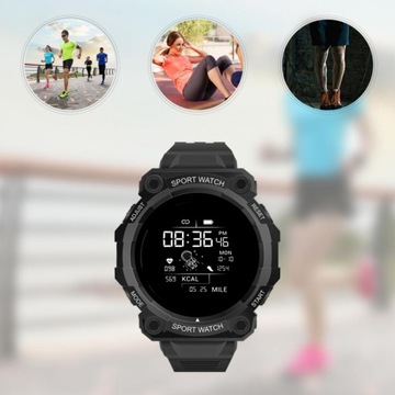 SMARTWATCH ZEGAREK MĘSKI CIŚNIENIE TLEN SMS PL