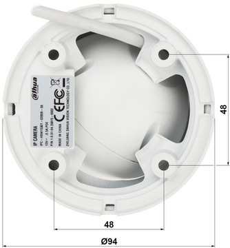 IP-камера 5 Мп IPC-HDW1530T-0280B-S6 Dahua