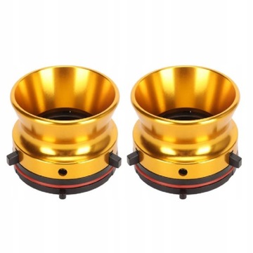 2 шт. 10-ДЮЙМОВЫЕ АДАПТЕРЫ ДЛЯ СТУПИЦЫ NAB, ПОЛИРОВАННОЕ ЗОЛОТО
