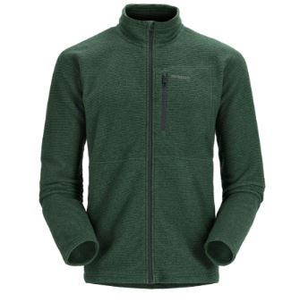 Simms bluza M's Rivershed Full Zip - Forest