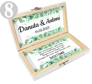 Деревянная копилка, белая, свадебный подарок жениху и невесте.