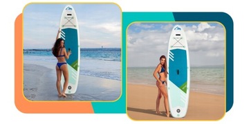 ПОДСТАВКА SUP BOARD Надувная для плавания 330 см, полный комплект: весло + насос