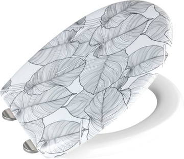 WENKO Deska sedesowa samo opadająca z duroplastu odporna na zarysowania