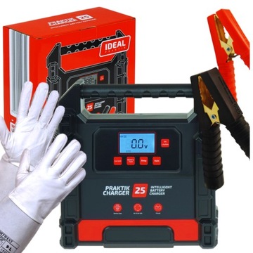 prostownik ideal CHARGER 25 LCD 12/24V Lithium prostownik do akumulatorów