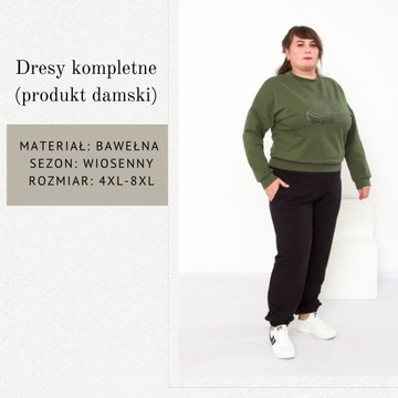 Dresy kompletne (produkt damski), wiosenny, 8237-057-33