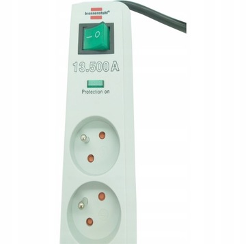 Удлинительный кабель для удлинителя перенапряжения, 4 розетки, кабель, 1,5 м, комплект переключателей, 2 шт.