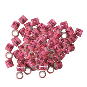 100pcs 8mm Bird Leg Rings Leg Bands for Finch