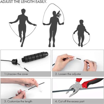 Jump Rope Speed Jump Wire Double Bottom Boxing Jump Rope Fitness Sports