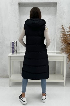 DZ728 r XL DAMSKI BEZRĘKAWNIK KAMIZELKA OCIEPLANA