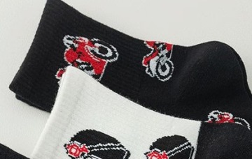 ЖЕНСКИЕ ТКАНЫЕ НОСКИ ДЛЯ МОТОЦИКЛИСТОВ 35-39