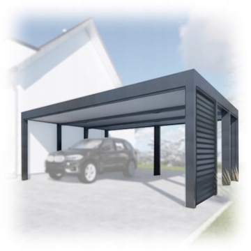 WIATA Garażowa Samochodowa CARPORT Zadaszenie 6x6m
