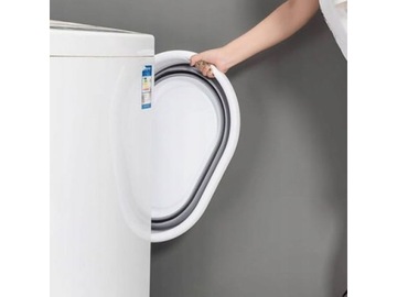 Корзина для белья Ruhhy овальная, 25 л, белый, разноцветный