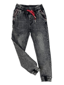 SPODNIE JEANS chłopięce (jogger)cz. rozm. 134/140