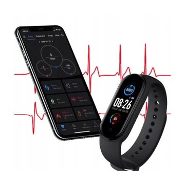 SMARTBAND OPASKA PULSOMETR SMARTWATCH + PASEK