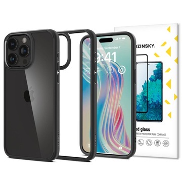 SPIGEN ETUI PLECKI DO IPHONE 15 PRO MAX + SZKŁO GRATIS