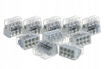 Złączka WAGO do przewodów 8x2,5 mm² 208 - 10 szt.