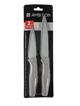 AMBITION NÓŻ UNIWERSALNY + OBIERAK NON-STICK Z OSŁONKĄ ERGO SZM 13 i 9cm