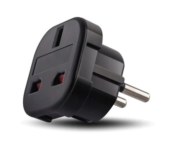 Adapter Zasilania Sieciowy Przejściówka Gniazdo UK na Wtyk EU PL - AZ5