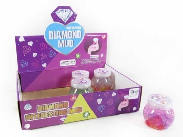 СЛАЙМ С БЛЕСКАМИ ПЛАСТИКОВАЯ ПАСТА DIAMONDS GLUTEK