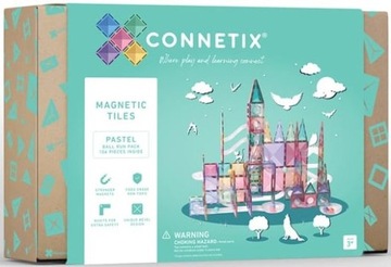 Connetix: магнитные блоки с шариковой дорожкой Pastel 106