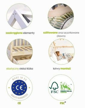 PORTIA детская кровать-домик+каркас 90х200