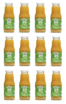 ZESTAW 12X SOK tłoczony PIGWOWIEC 100% owoc nie pigwa 250ml MOC WITAMIN