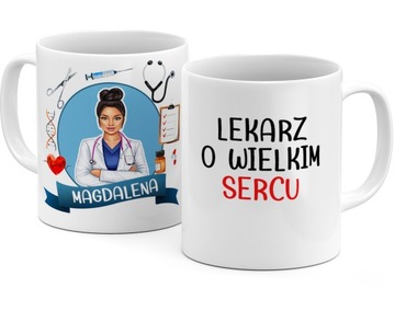 KUBEK DLA LEKARZA Z IMIENIEM
