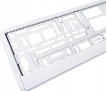 Ramka pod tablice rejestracyjnej 2 szt / chrom kolor do wyboru