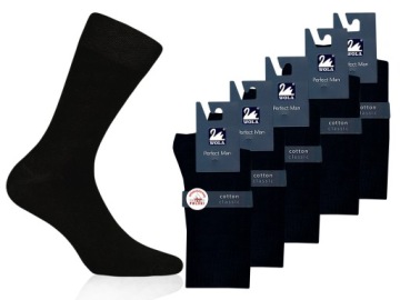 Skarpety Wola Perfect Man, 5-pak, czarny, 45-47