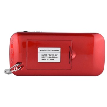 Radio FM z latarką LED stereo cyfrowe radio FM