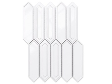 MOZAIKA CERAMICZNA VERTIGO WHITE BIAŁA