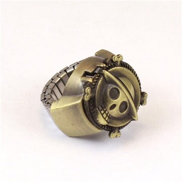 Creative anillos Finger Ring Watch Punk Mini