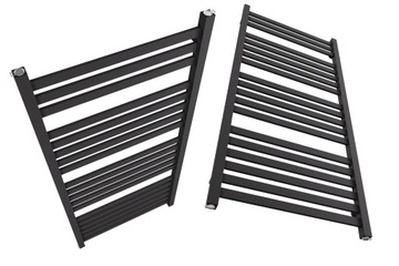 GRZEJNIK ŁAZIENKOWY IMP 1350/630 CZARNY STRUKTURA