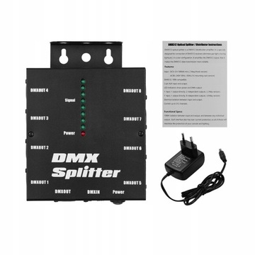 Разветвитель усилителя оптического сигнала DMX512