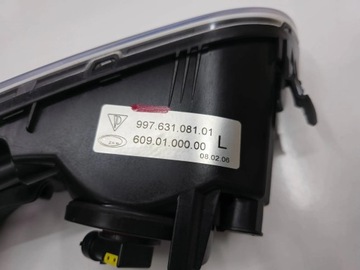 HALOGEN SVĚTLO MLHOVKOVÉ PORSCHE 911 997 GT3 05-08 LEVÝ PŘEDNÍ