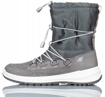 ЖЕНСКАЯ ОБУВЬ 4F ЗИМНИЕ СНЕЖНЫЕ БОТИНКИ OBDH264 25S R-37