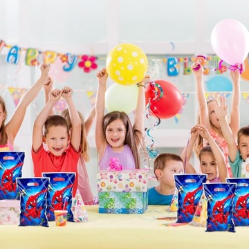 ПАКЕТЫ НА ДЕНЬ РОЖДЕНИЯ ДЛЯ ПОДАРКОВ СЛАДОСТИ ЧЕЛОВЕК-ПАУК РОСОМАХА 10 ШТ.