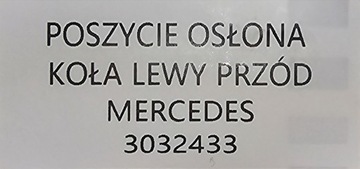 PODBĚH LEVÝ PŘEDNÍ MERCEDES W203 - 3032433