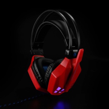 ИГРОВЫЕ НАУШНИКИ ДЛЯ ИГРОВЫХ LED МИКРОФОН + КОМБО