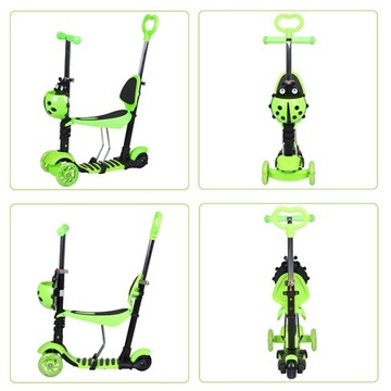 HULAJNOGA TRÓJKOŁOWA BALANSOWA DLA DZIECI PCHACZ