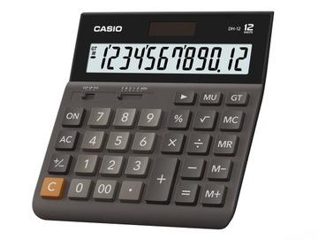 KALKULATOR CASIO BIUROWY DH-12-BK HERMES GLIWICE
