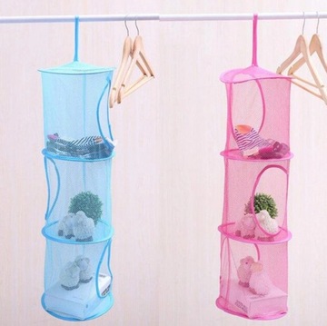 СИНЯЯ СКЛАДНАЯ КОРЗИНА ДЛЯ БЕЛЬЯ ДЛЯ БЕЛЬЯ ИГРУШКИ КОНТЕЙНЕР ДЛЯ БЕЛЬЯ 45Х30