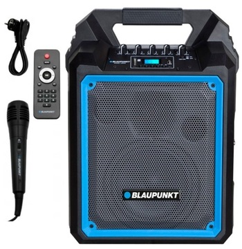 Blaupunkt MB06 Активная колонка Караоке Bluetooth FM USB 500 Вт Микрофон с дистанционным управлением