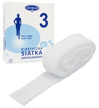 ELASTYCZNA SIATKA OPATRUKOWA R-3 (DŁOŃ STOPA) 1m
