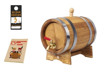 ANTAŁEK Dębowa beczka 3L na whisky bimber wino nalewki (z Atestem PZH)
