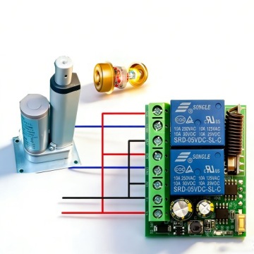Реле дистанционного управления с пультом в корпусе 433 Mhz 85-250V 10A