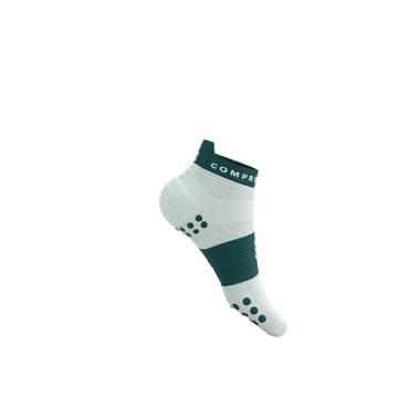 COMPRESSPORT Skarpetki do biegania krótkie V4 RUN LOW sugar/storm T2