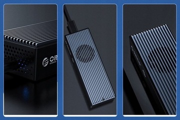 Карманный чехол для быстрого SSD-накопителя Orico USB 3.2 Gen2 20 Гбит/с M.2 NVMe с охлаждением