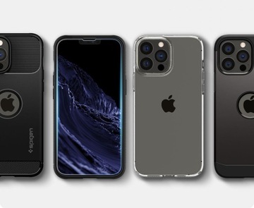 SZKŁO 2szt do iPhone 14 Pro, SPIGEN EZ + Ramka