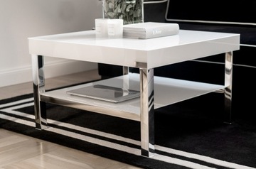 Biurko czarne szkło, stelaż X, na wymiar